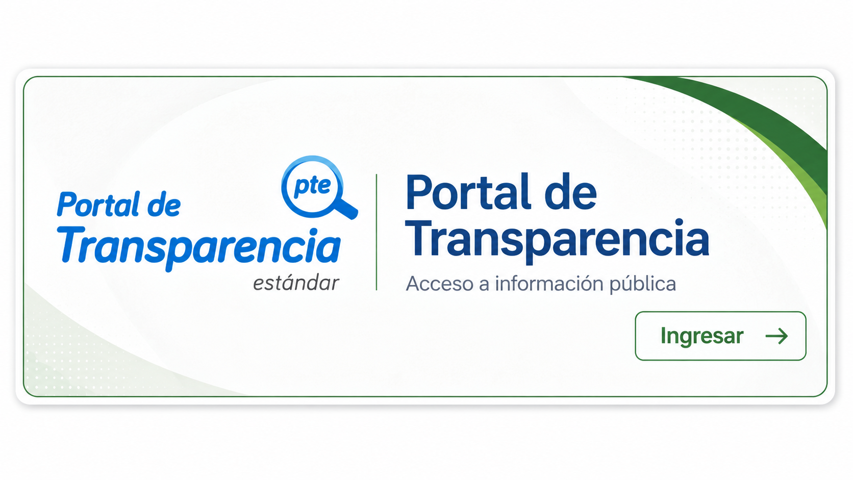 Portal de Transparencia Estándar - Acceso a información pública